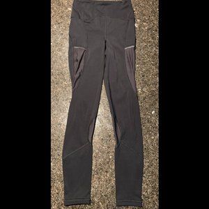 lululemon black high rise leggings 26"